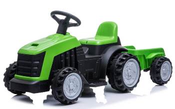 Tractor  electric cu remorca 6v